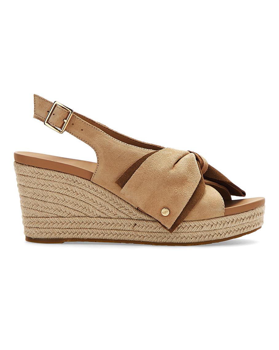 Ugg Espadrille Wedge Sandals | Simply Be