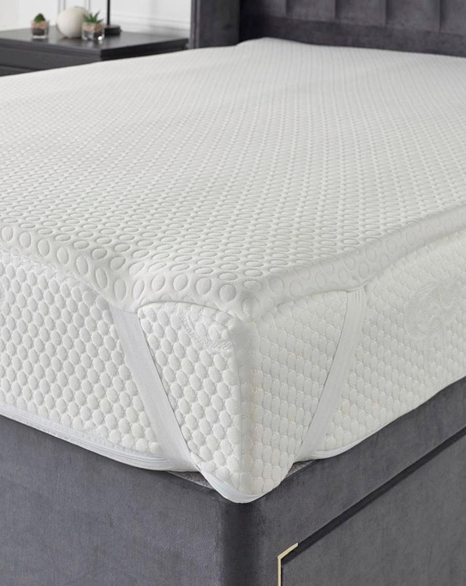 Memory Foam Mattress Topper with Cover J D Williams
