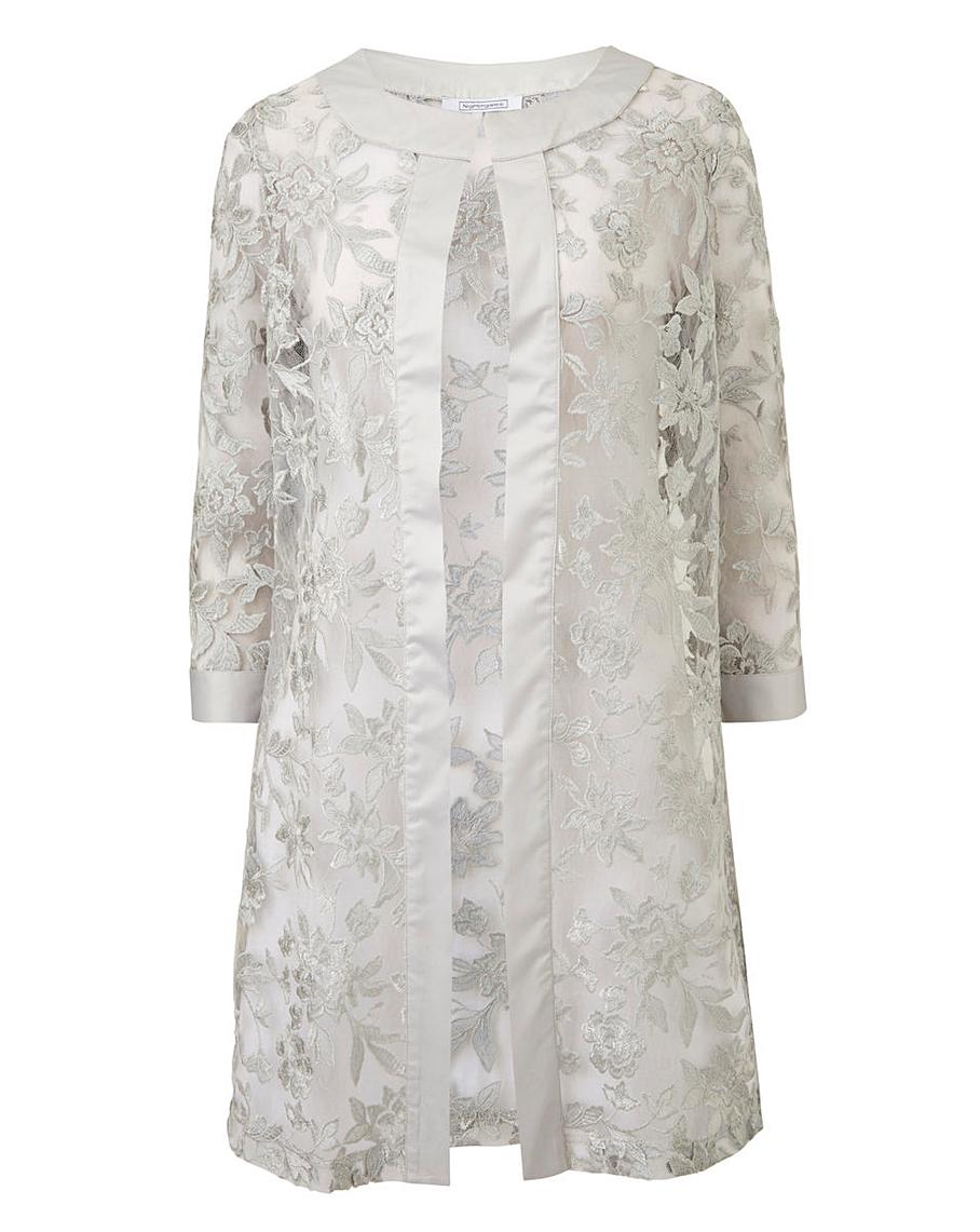 Nightingales Silver Embroidered Jacket | Oxendales