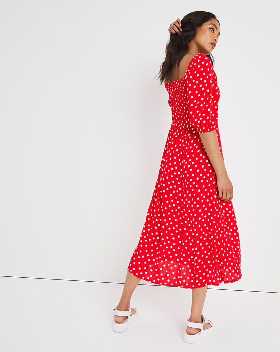 Joe Browns Spot Midi Dress | J D Williams