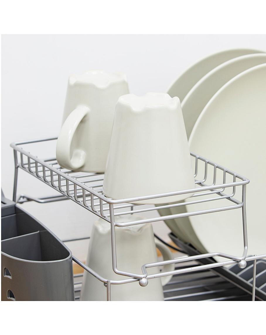 Tower Compact 2 Tier Dish Rack Oxendales   T01ft827500c 