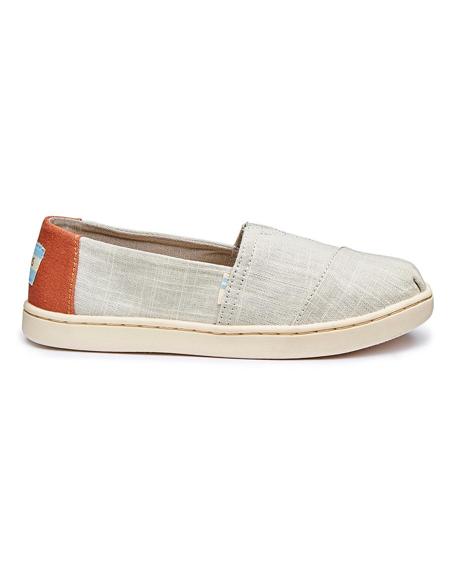 toms classic alpargata novelty felt flat