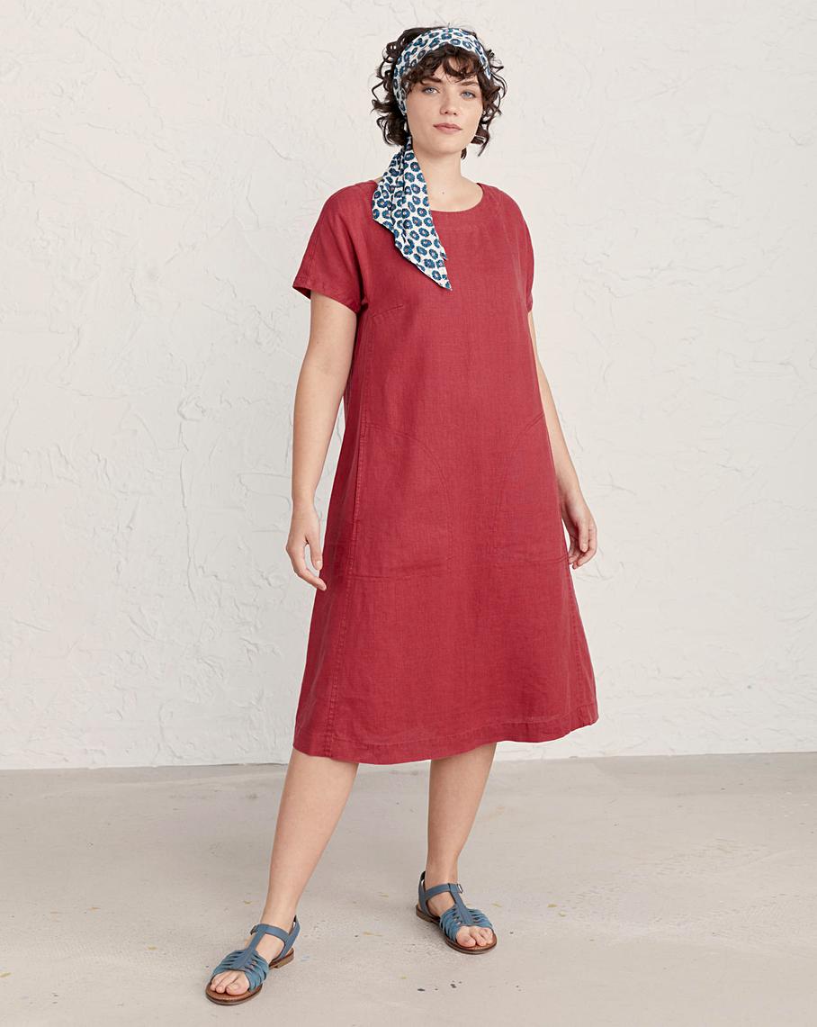 Seasalt Primary Linen Dress Ambrose Wilson