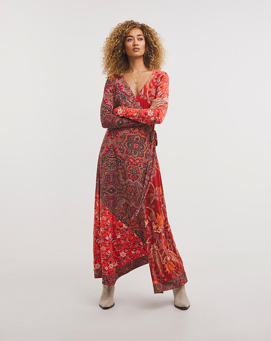 Joe Browns Paisley Boho Wrap Maxi Dress | Oxendales