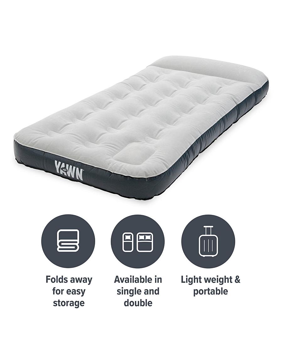 Yawn Single Air Bed Camping Mattress J D Williams