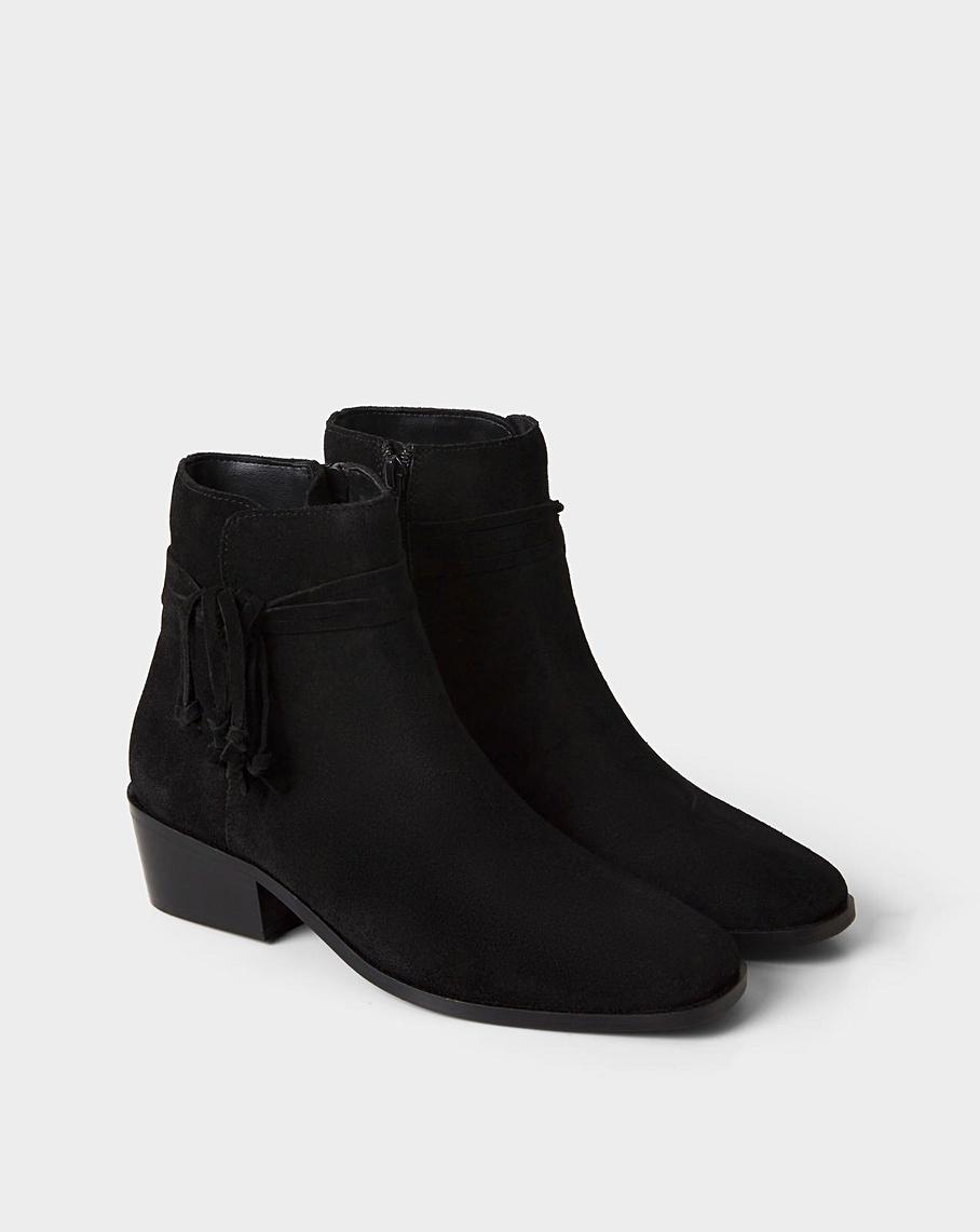 Joe Browns Suede Tassel Boots EEE Fit Oxendales