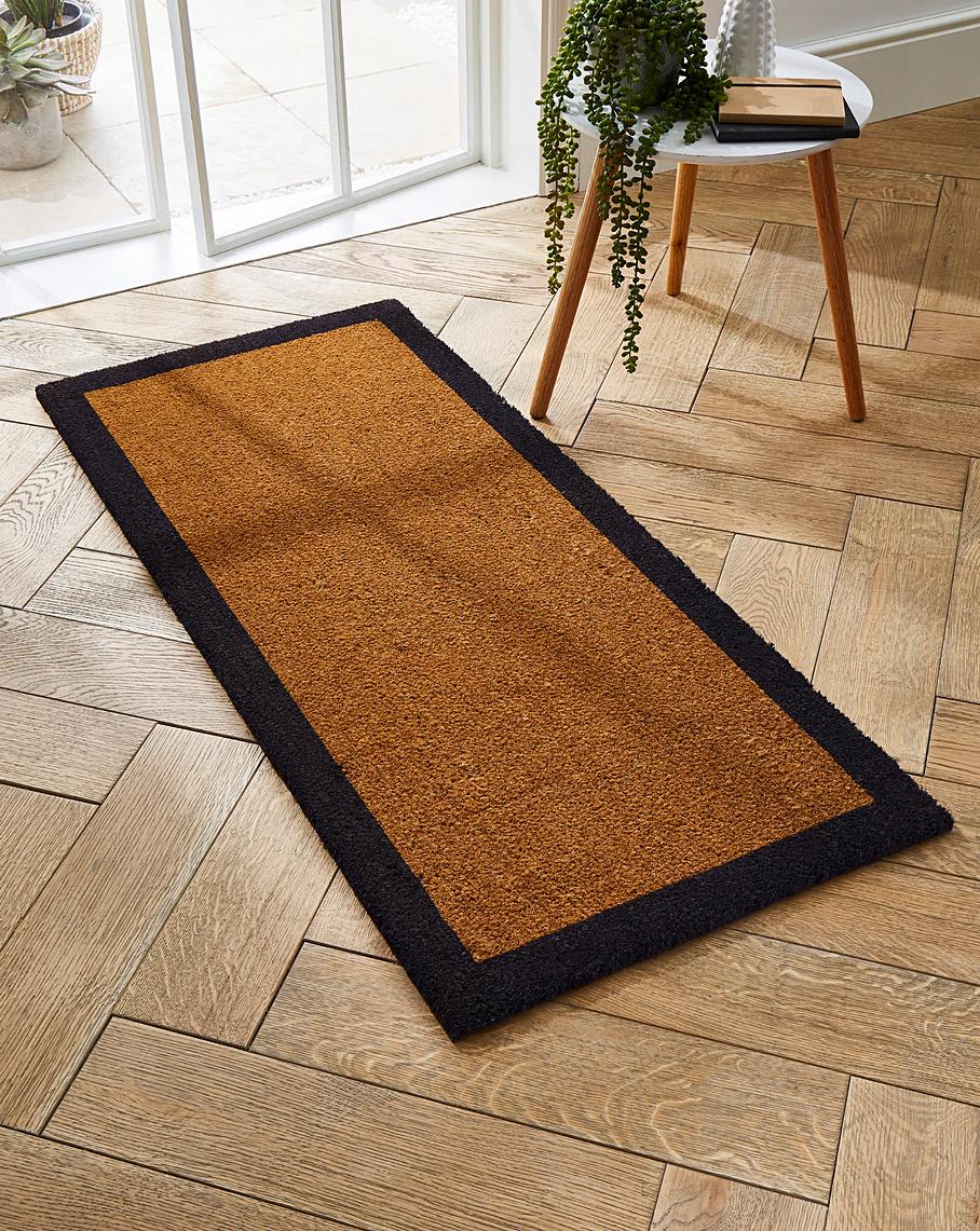 My Mat Border Coir Runner | J D Williams