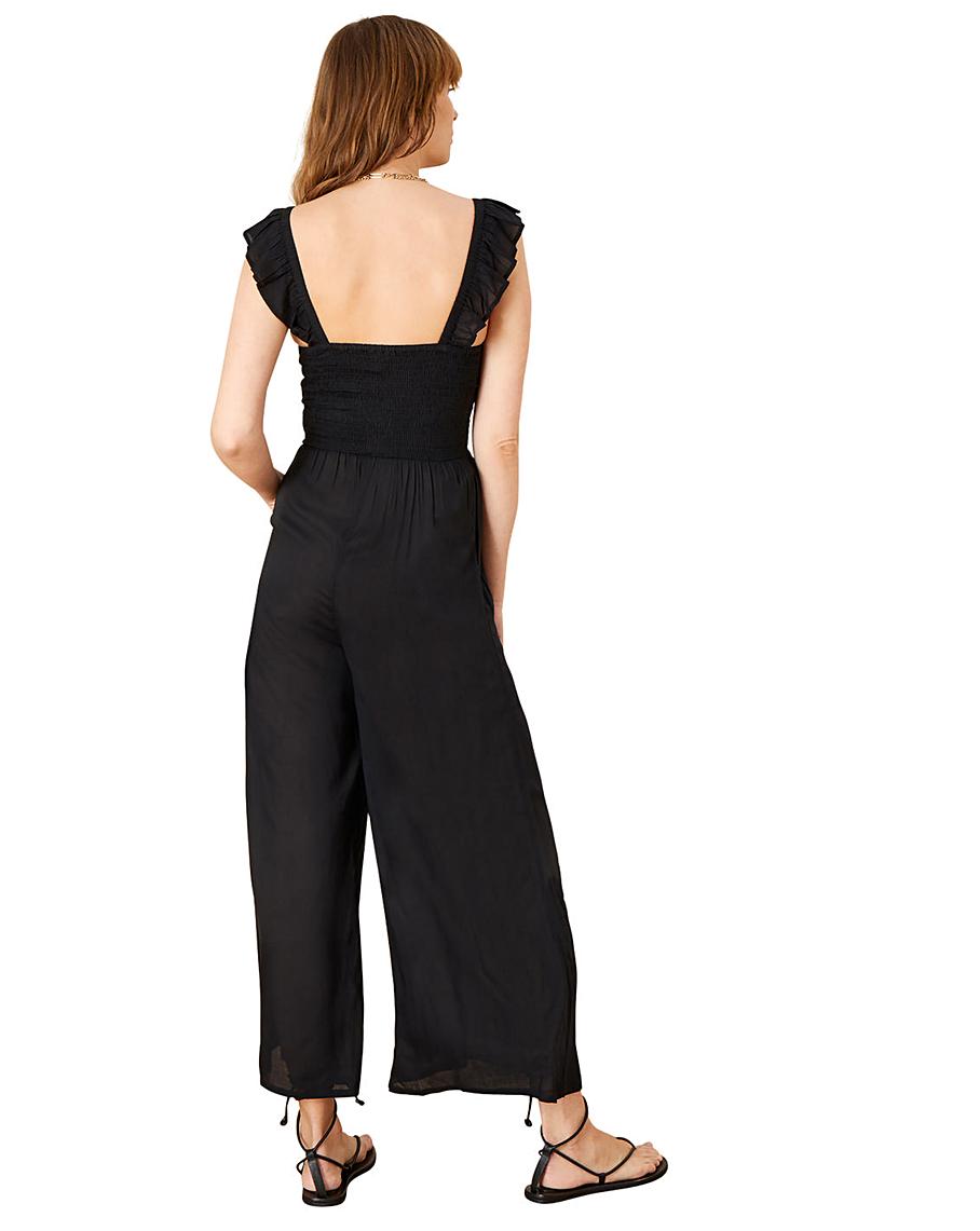 Monsoon Plain Ruffle Jumpsuit | Fashion World