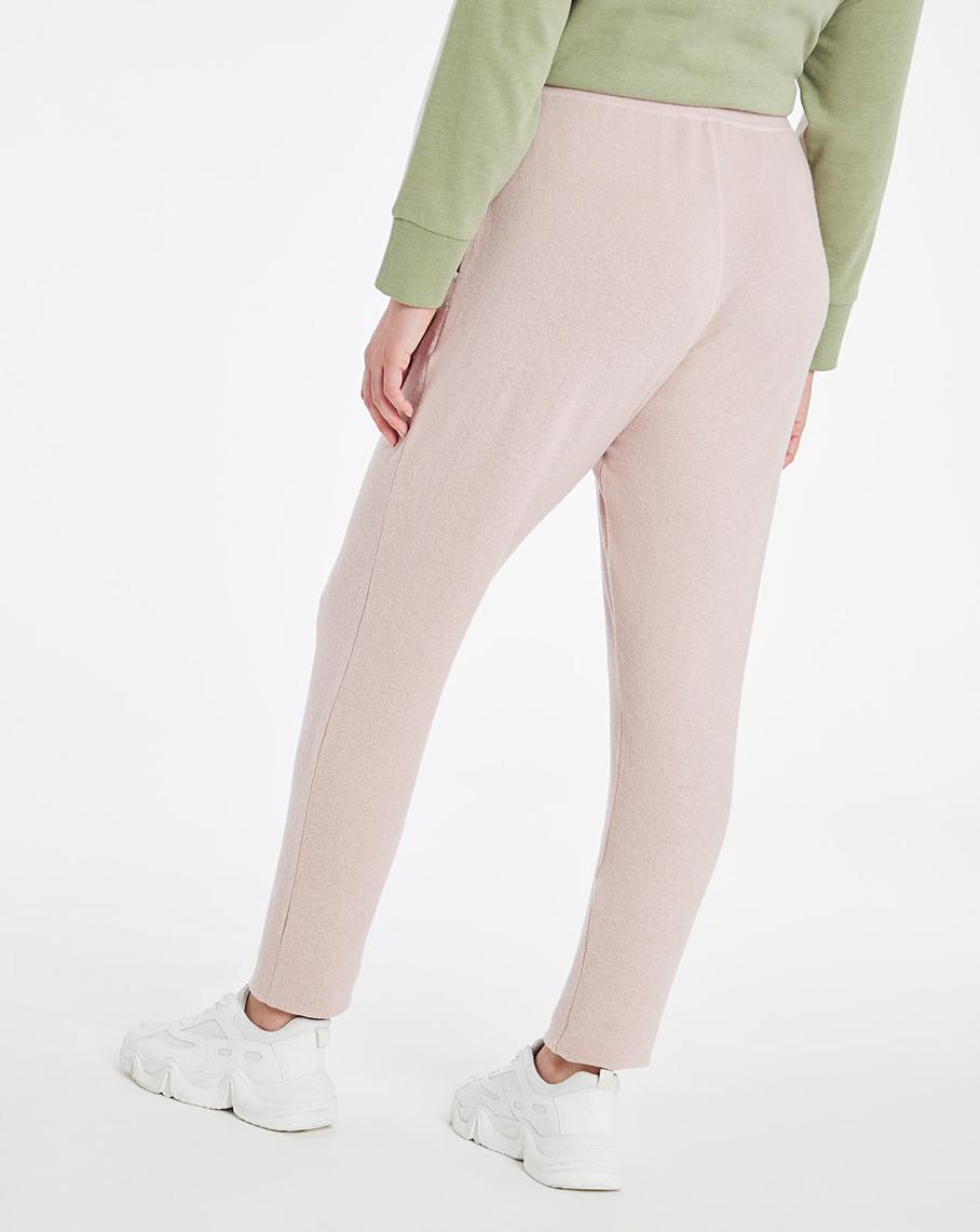 Dusty Pink Soft Touch Jogger | Simply Be