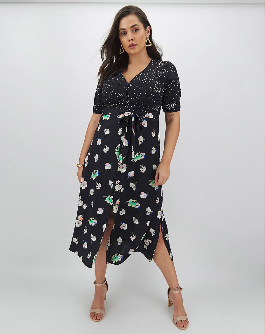 oasis floral midi