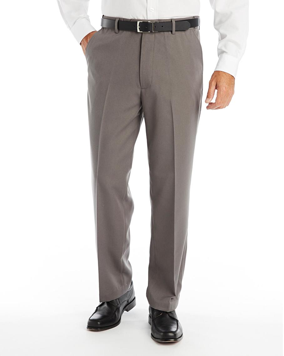 Premier Man Plain Front Trousers 31in J D Williams