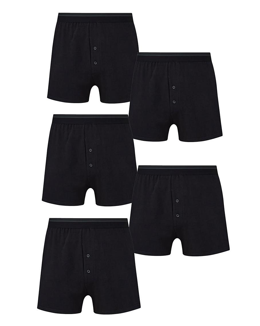 Pack of 5 Loose Fit Boxers Premier Man
