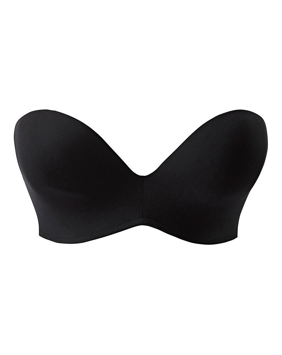 Wonderbra Ultimate Black Strapless Bra | J D Williams