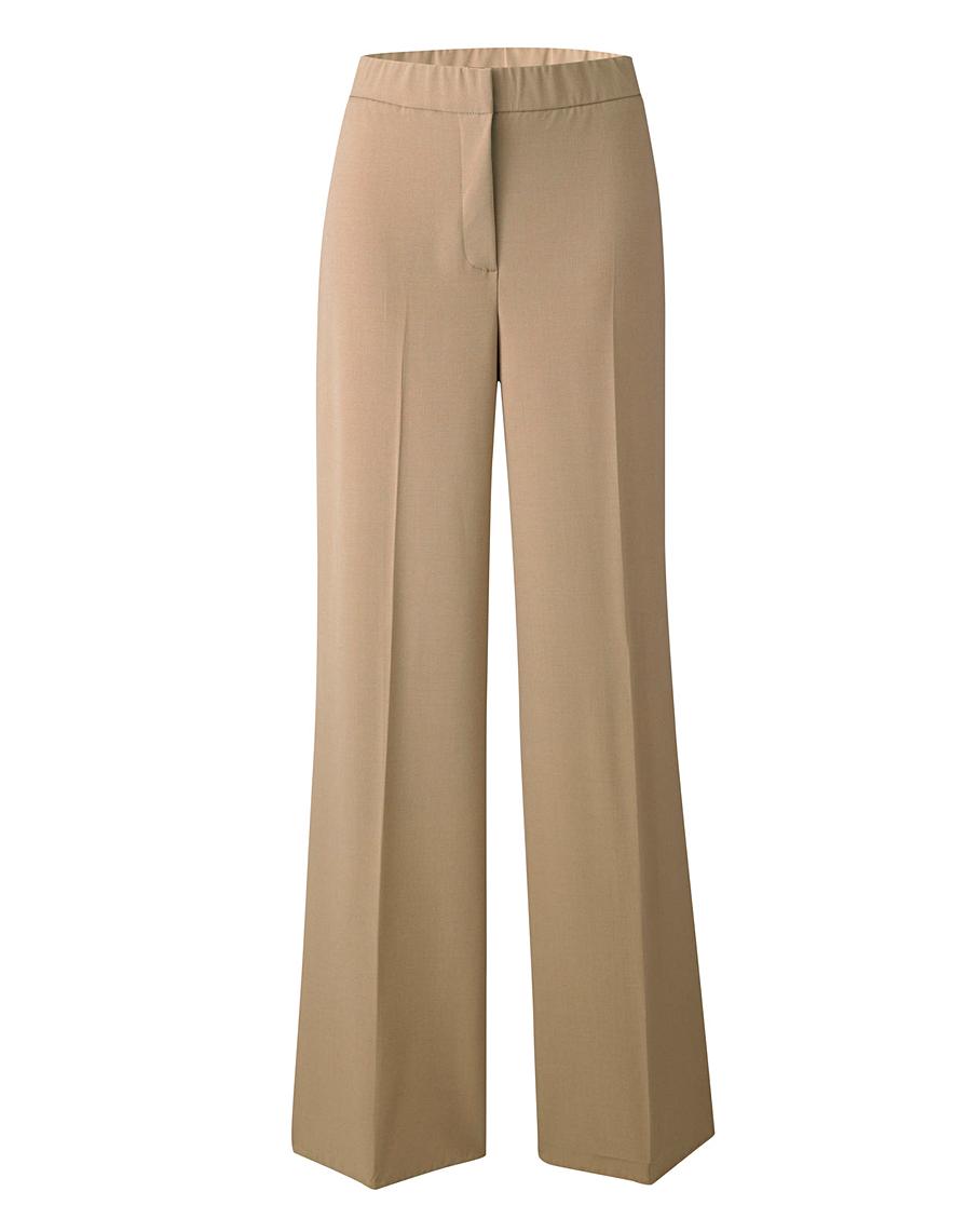 Wide Leg Stretch Trousers - Regular | Crazy Clearance