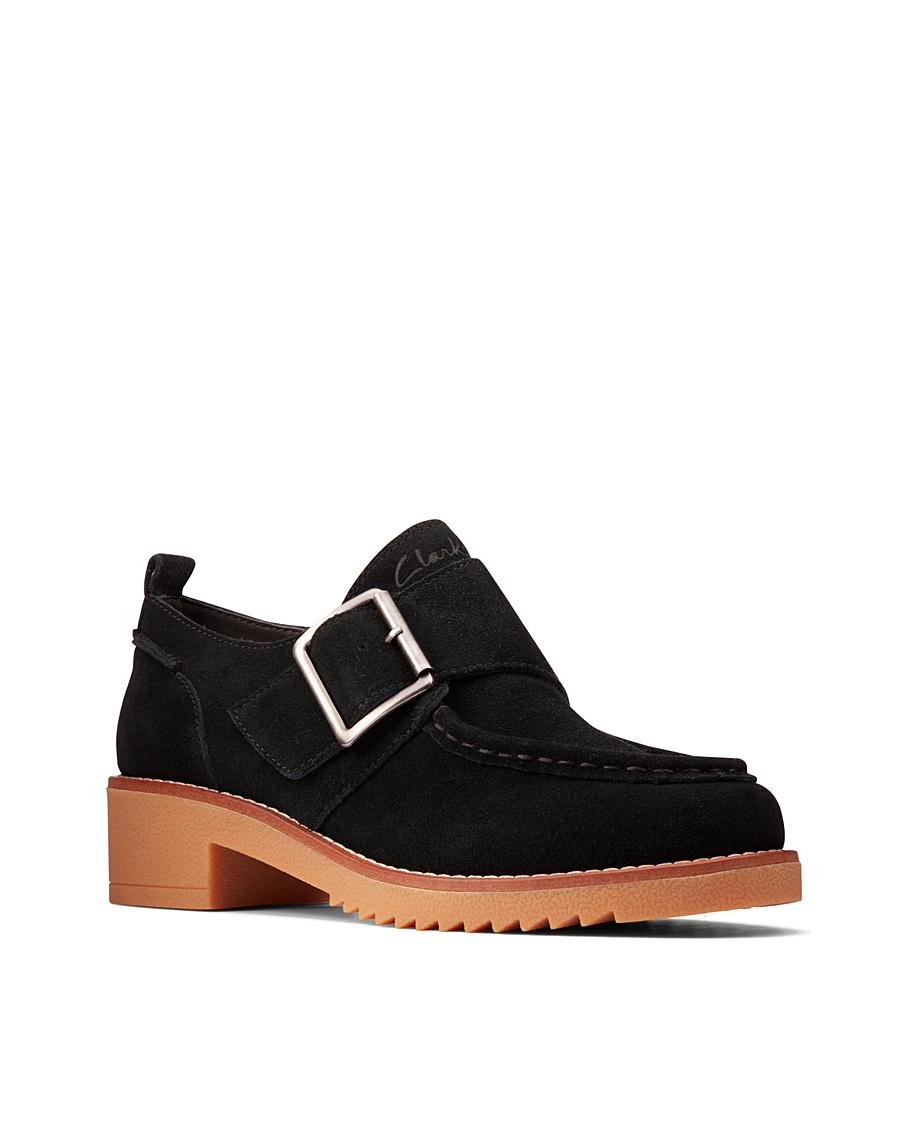 clarks eden mid monk shoes women