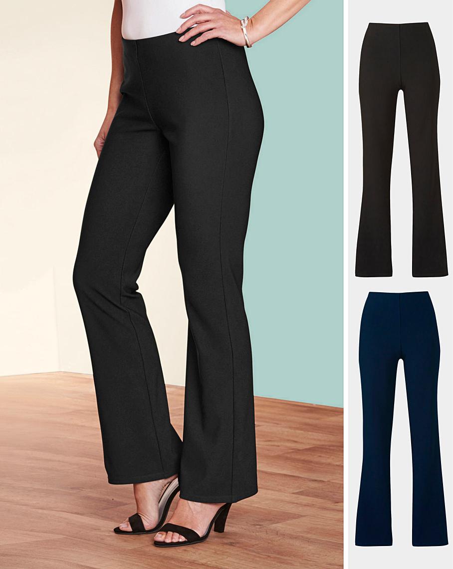 Julipa 2 Pack Ribbed Jersey Trouser 29in | Ambrose Wilson