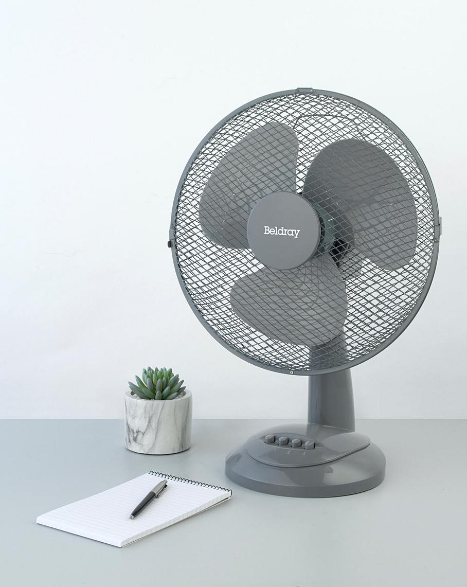 Beldray 12 Inch Oscillating Desk Fan Home Essentials