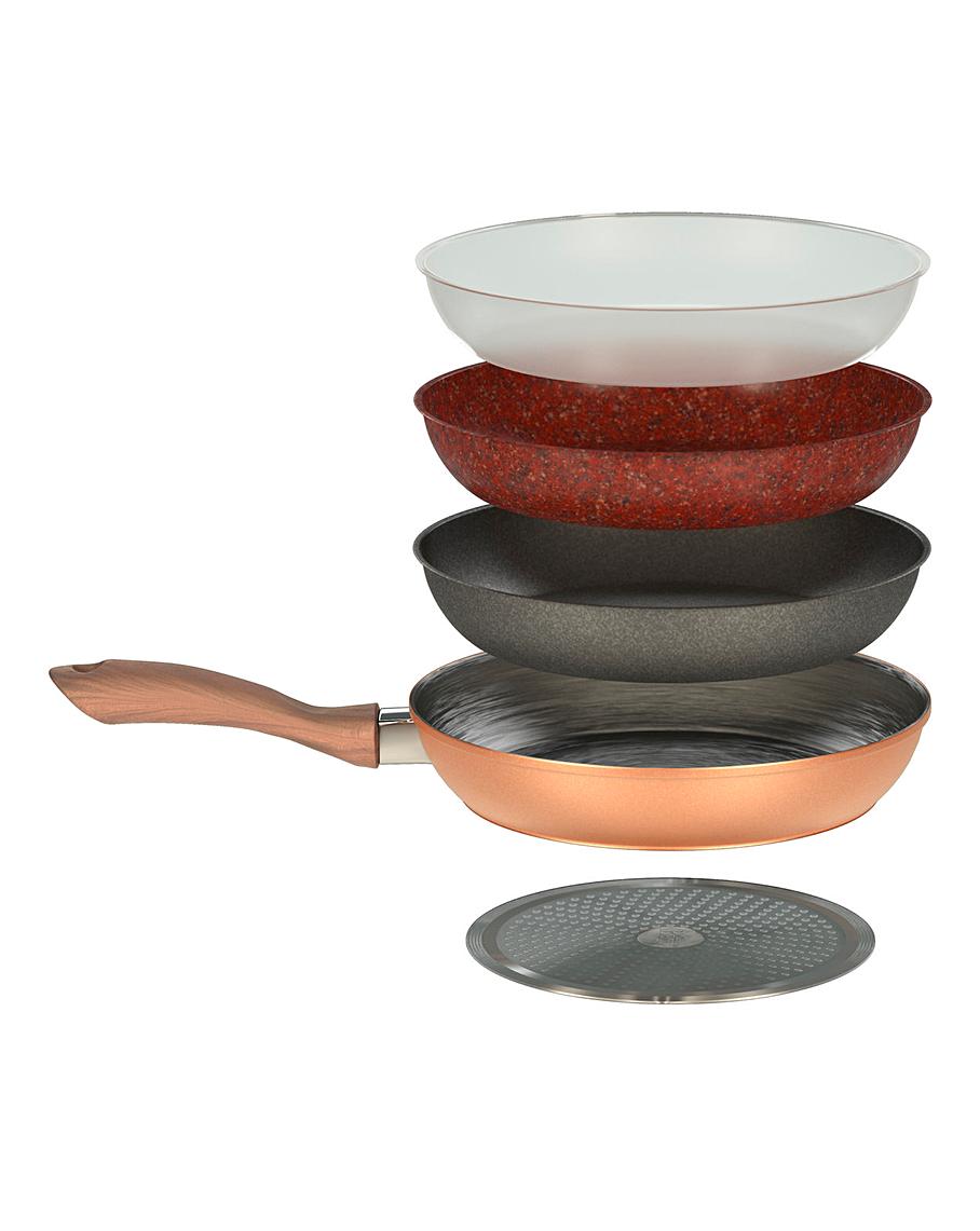 JML Copper Stone Pan 24 cm J D Williams