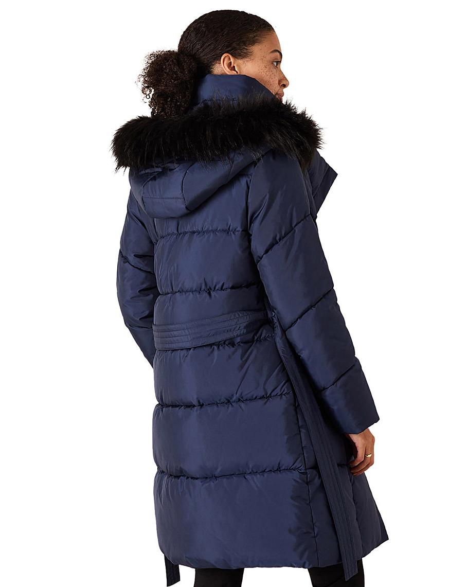 Monsoon Patsy Long Padded Coat Simply Be