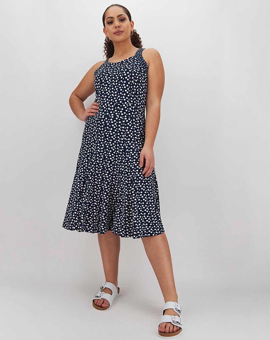 Joe Browns Essential Spot Jersey Dress | Simply Be