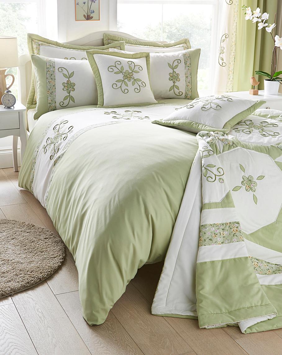 Willow Puffball Duvet Cover Set Oxendales