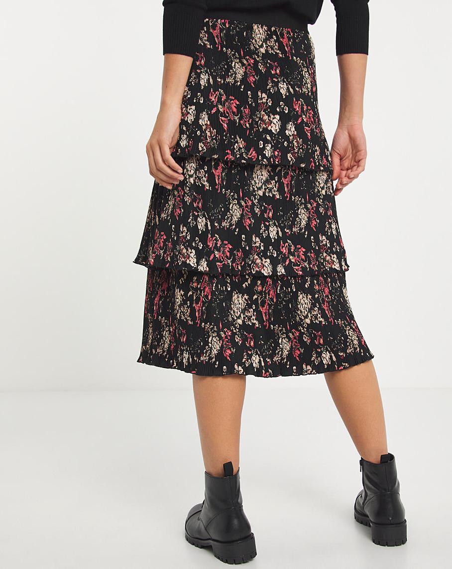 Tiered Midi Skirt | Ambrose Wilson