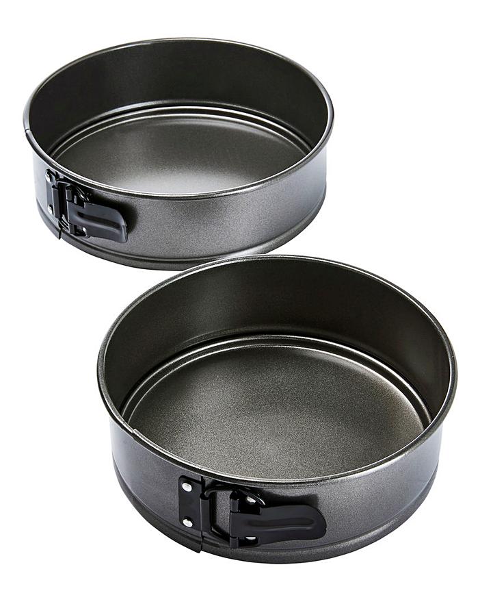 MasterClass Set 2 Spring Form Cake Tins J D Williams