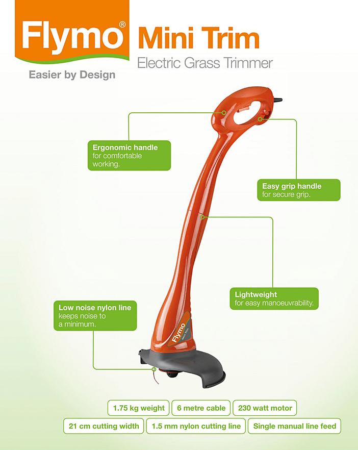 DAZZLEEX 2 Stück Rasenmäherspulen Für Flymo Mini Trim / Multi Trim 200 250 300 – Ersatz Für FLY020 5137651-90
