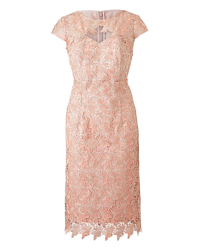Joanna Hope Short Sleeved Lace Dress | Simply Be