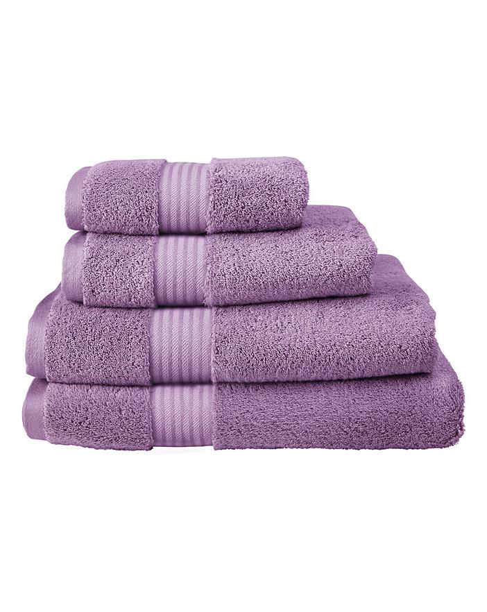 Pima Luxury Towel Range - Mulberry | J D Williams