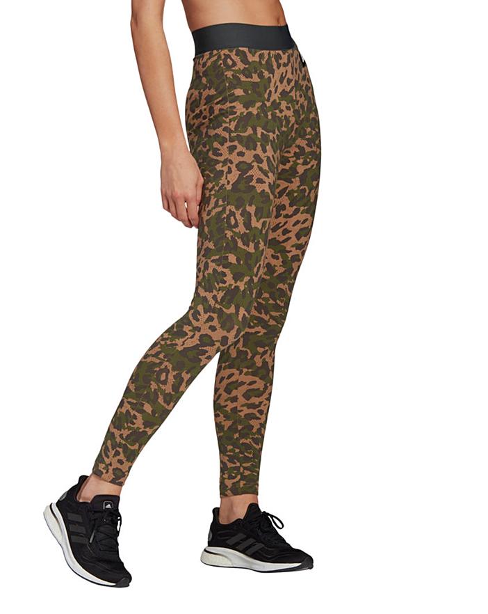 adidas animal print tights