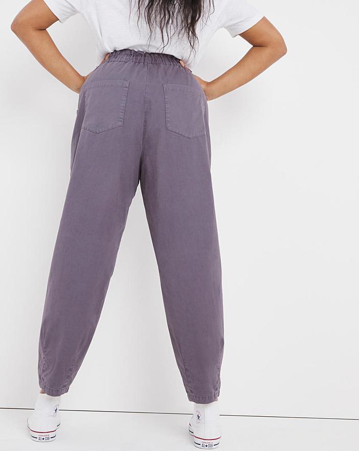 Grey Loose Fit Trousers | Simply Be