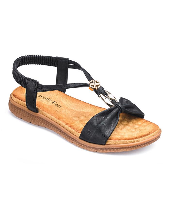 Heavenly Feet Strappy Sandals EEE Fit J D Williams