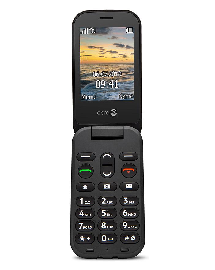 Doro 6040 SIM Free Mobile Phone - Black | J D Williams