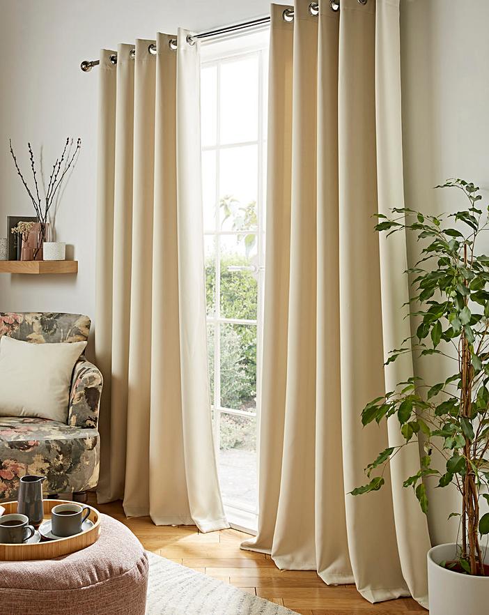 Twilight Blackout Thermal Eyelet Curtain J D Williams