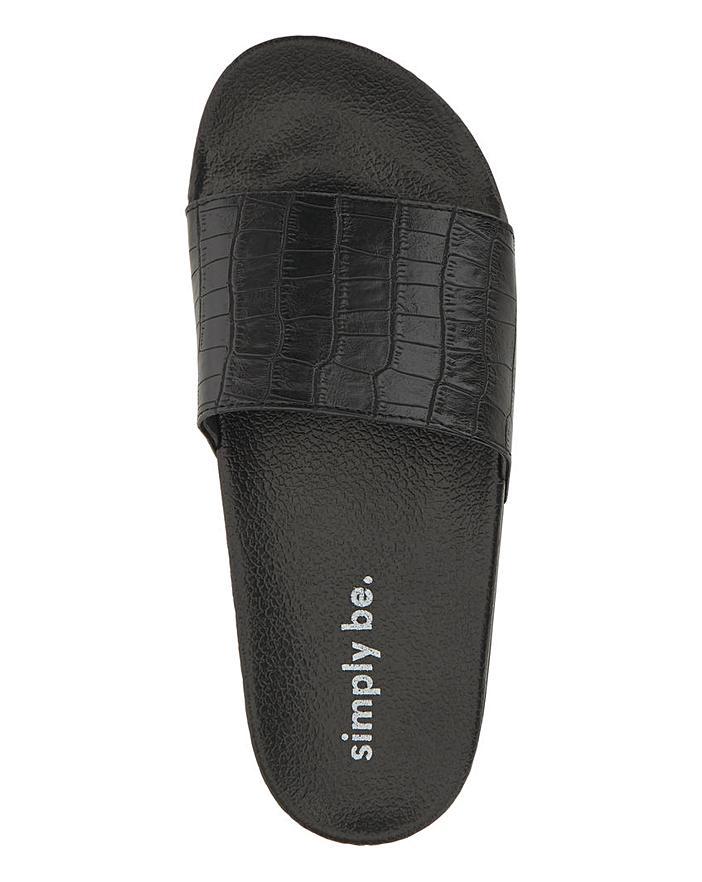 Basic Sliders Extra Wide Fit | Simply Be