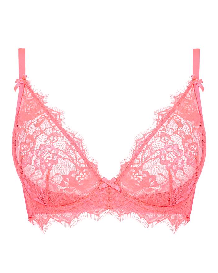 Figleaves Pulse Lace Plunge Bra | Simply Be