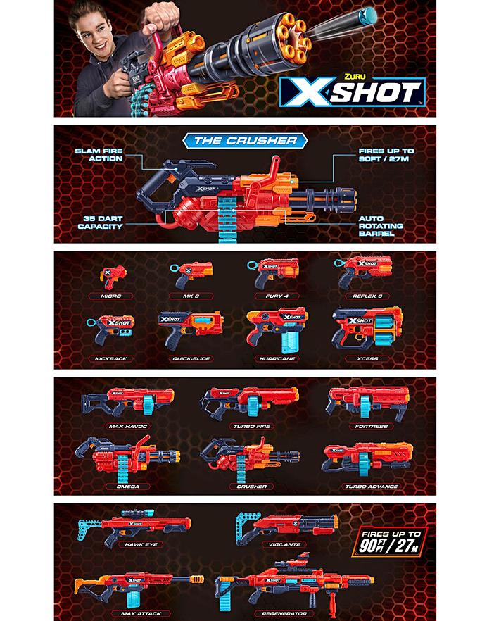 X-SHOT Excel Crusher Blaster | J D Williams