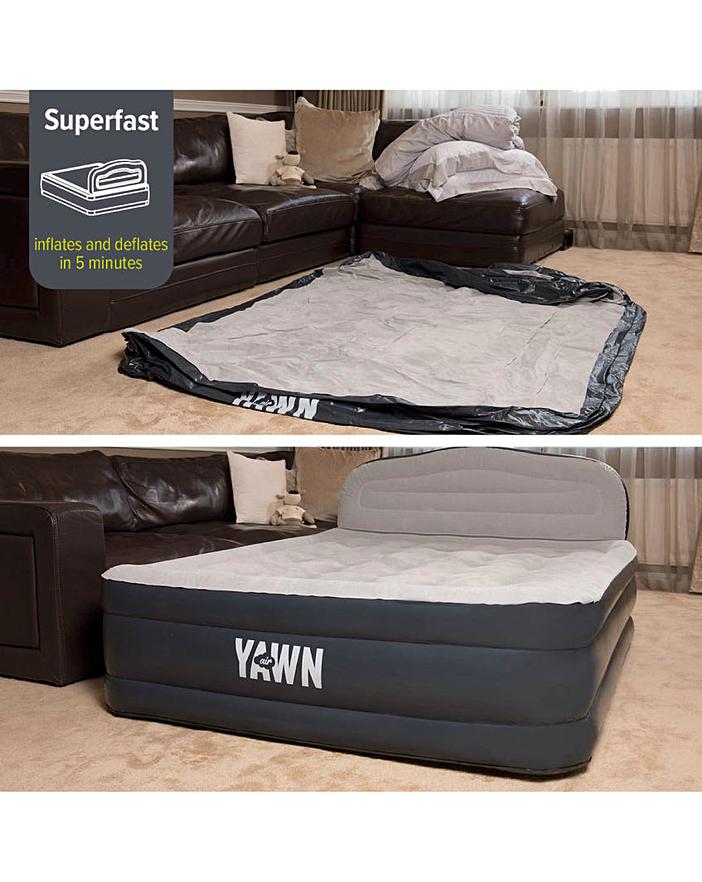 Yawn Double Airbed with Fitted Sheet J D Williams