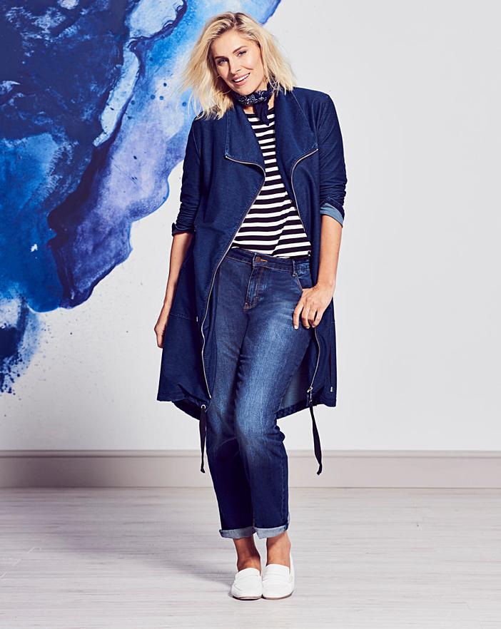 Premium Jersey Denim Waterfall Jacket House of Bath