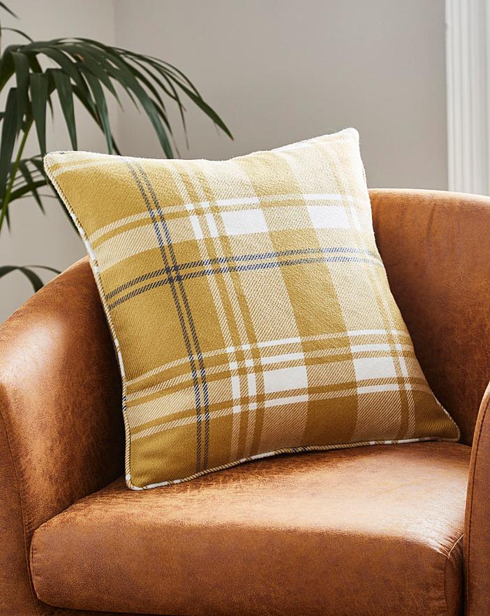 Highland Check Cushion Cover J D Williams