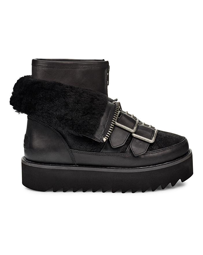 ugg rebel biker mini beige