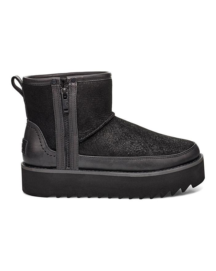 ugg classic rebel biker mini bone