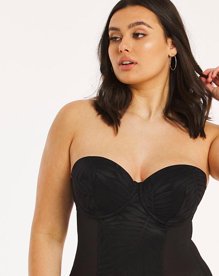 Leaf Lace Firm Control Multiway Slip Simply Be