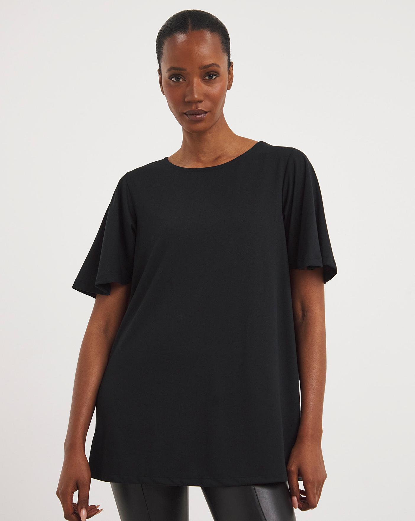 Angel Sleeve Longline Top | Marisota