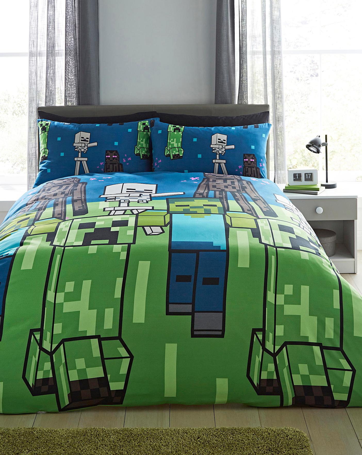 Minecraft Creeps Double Duvet Set Oxendales