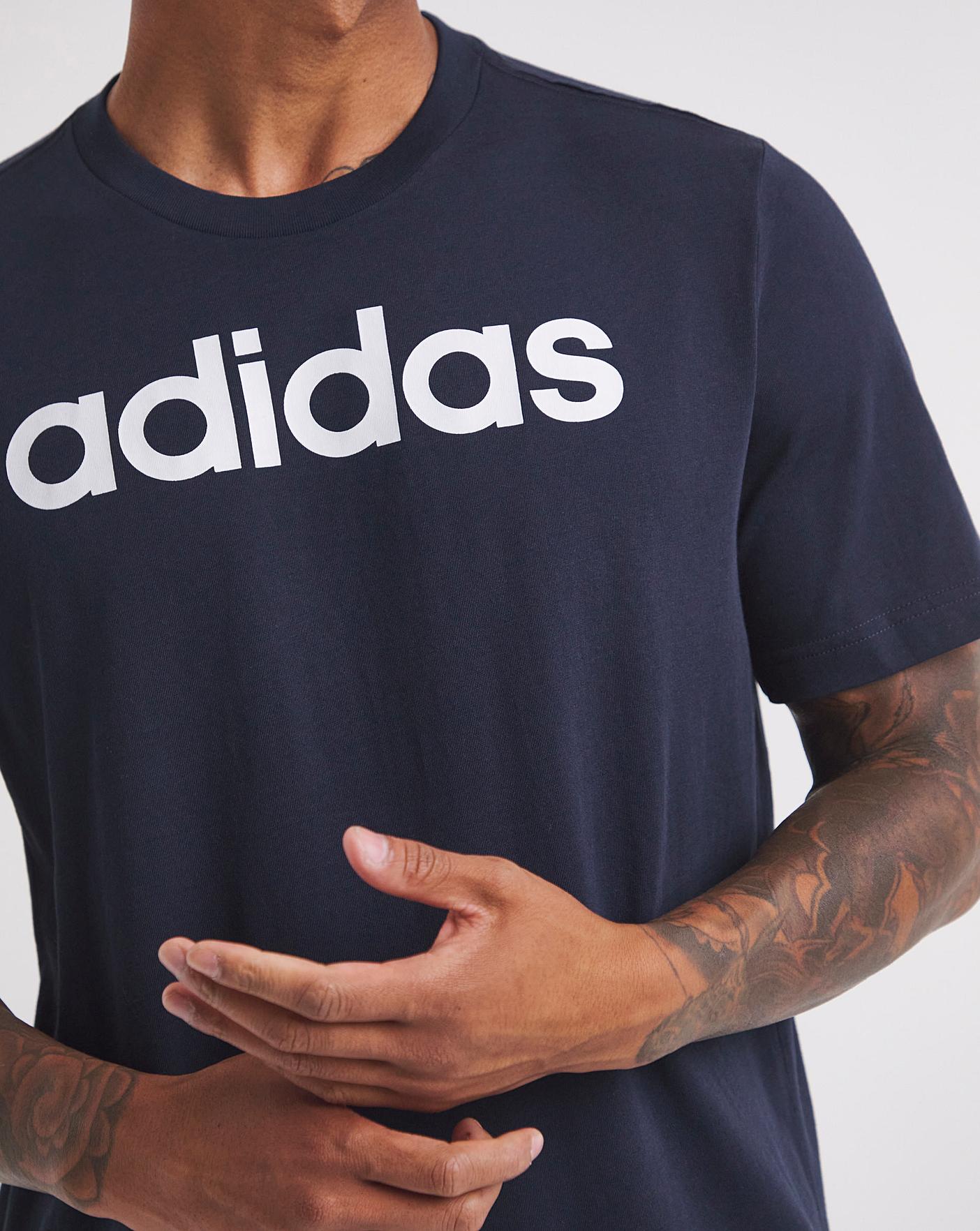 Adidas originals deals double logo tee