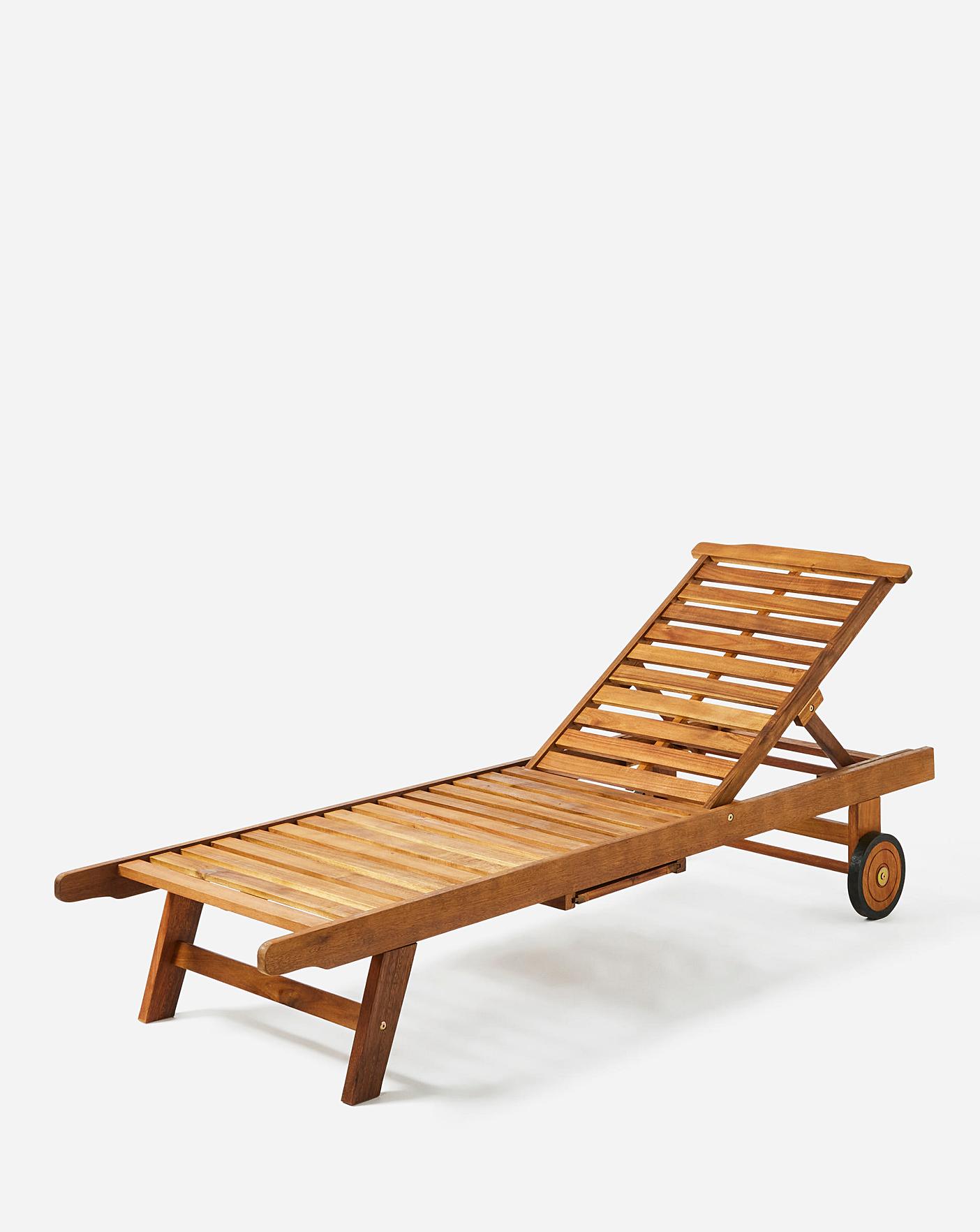 Charles bentley acacia sun lounger hot sale