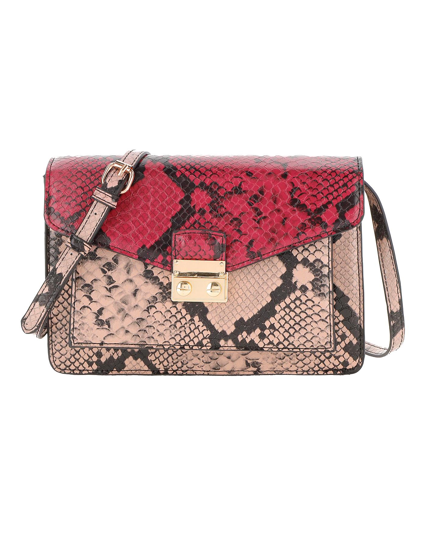 snake cross body bag