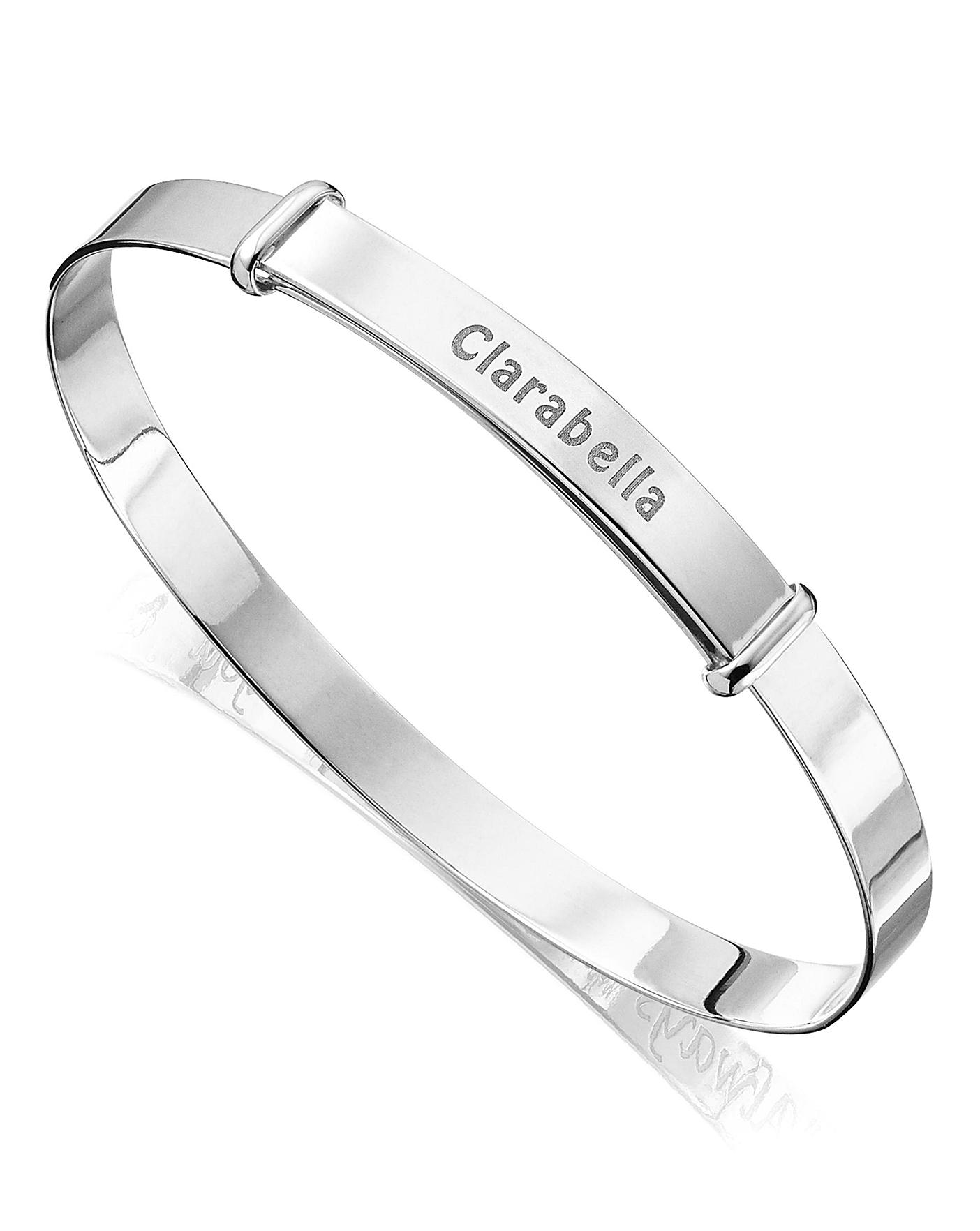 personalised childrens bangle